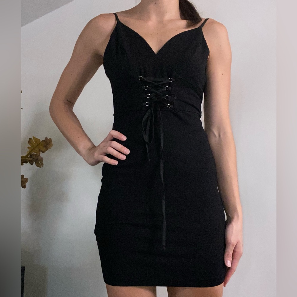 XS black GB dress